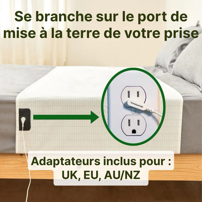 TerraGround™ - Demi-Drap de Mise à Terre